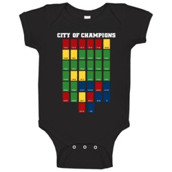 City Of Champions Banner City Boston Fan Champion Fan Baby One Piece City Of Champions Banner City Boston Fan Champion Fan Baby One Piece