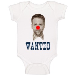 Max Kellerman Wanted New England Football Fan Baby One Piece Max Kellerman Wanted New England Football Fan Baby One Piece