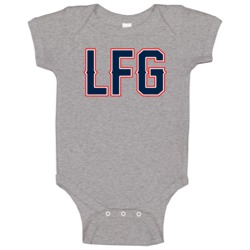 Lfg Lets Go New England Football Fan Baby One Piece Lfg Lets Go New England Football Fan Baby One Piece