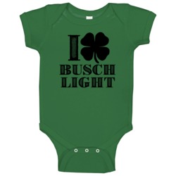 Heart Love Shamrock Busch Light Beer St Patricks Day Cool Baby One Pie Heart Love Shamrock Busch Light Beer St Patricks Day Cool Baby One Pie