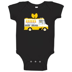 Wu Tang Ice Cream Truck French Vanilla Rap Group Logo Baby One Piece Wu Tang Ice Cream Truck French Vanilla Rap Group Logo Baby One Piece