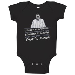 Norm Mcdonald Comedy Is Surprises Funny Comedian Quote Baby One Piece Norm Mcdonald Comedy Is Surprises Funny Comedian Quote Baby One Piece