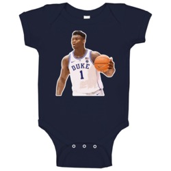 Zion Williamson Jersey Basketball Fan Baby One Piece