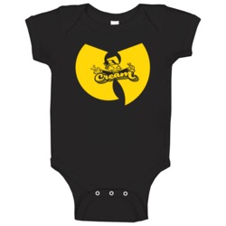Wu-tang Cream Monopoly Man Popular Hip Hop Band Fan Baby One Piece Wu-tang Cream Monopoly Man Popular Hip Hop Band Fan Baby One Piece