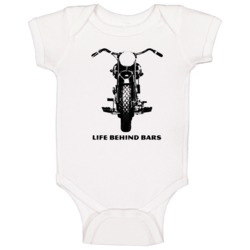 Life Behind Bars Bike Baby One Piece Life Behind Bars Bike Baby One Piece