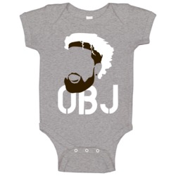 Obj Odell Beckham Jr Big Head Face Cleveland Football Fan Baby One Pie Obj Odell Beckham Jr Big Head Face Cleveland Football Fan Baby One Pie