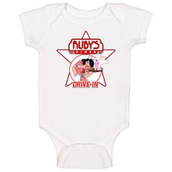 Ruby's Drive In Diner Baby One Piece Ruby's Drive In Diner Baby One Piece
