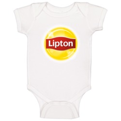 Lipton Iced Tea Brand Drink Logo Baby One Piece Lipton Iced Tea Brand Drink Logo Baby One Piece