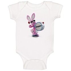 Energizer Bunny Battery Icon Mascot Logo Fan Baby One Piece Energizer Bunny Battery Icon Mascot Logo Fan Baby One Piece