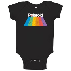 Polaroid Retro Vintage Logo Grunge Work Look Photagraphy Fan Baby One Polaroid Retro Vintage Logo Grunge Work Look Photagraphy Fan Baby One
