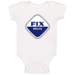 The Fix Hellas Brewery Athens Greece Beer Brand Logo Baby One Piece The Fix Hellas Brewery Athens Greece Beer Brand Logo Baby One Piece