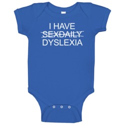 I Have Sex Daily Dyslexia Funny Trending Instagram Baby One Piece I Have Sex Daily Dyslexia Funny Trending Instagram Baby One Piece