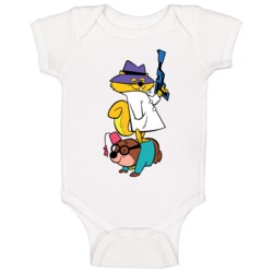 Secret Squirrel Retro Hanna Barbera Cartoon Poster Fan Baby One Piece Secret Squirrel Retro Hanna Barbera Cartoon Poster Fan Baby One Piece