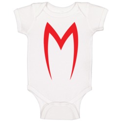 Speed Racer M Logo Japanese Racing Cartoon Baby One Piece Speed Racer M Logo Japanese Racing Cartoon Baby One Piece
