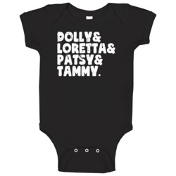 Dolly Loretta Patsy And Tammy Baby One Piece Dolly Loretta Patsy And Tammy Baby One Piece
