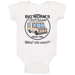 Big Worms Ice Cream Since 1995 What Chu Want Friday Movie Fan Baby One Big Worms Ice Cream Since 1995 What Chu Want Friday Movie Fan Baby One