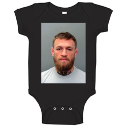 Connor Mcgregor Mugshot Baby One Piece Connor Mcgregor Mugshot Baby One Piece