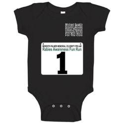 Rabies Awareness Fun Run Funny The Office Tv Show Fan Baby One Piece Rabies Awareness Fun Run Funny The Office Tv Show Fan Baby One Piece