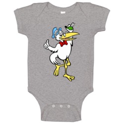 Vlasic Pickle Stork Food Fan Raglan Baby One Piece Vlasic Pickle Stork Food Fan Raglan Baby One Piece