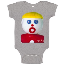 Mr Bill Vintage Cartoon Raglan Baby One Piece Mr Bill Vintage Cartoon Raglan Baby One Piece