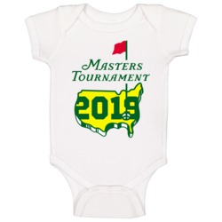 Master Tournament Golf Logo 2019 Baby One Piece Master Tournament Golf Logo 2019 Baby One Piece