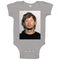Donnie Wahlberg Celebrity Mugshot Vintage Grunge Look Fan Raglan Baby Donnie Wahlberg Celebrity Mugshot Vintage Grunge Look Fan Raglan Baby