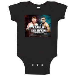 Canelo Vs Golovkin Supremacy Fight Poster Boxing Fan Baby One Piece Canelo Vs Golovkin Supremacy Fight Poster Boxing Fan Baby One Piece