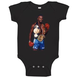 Evander Holyfield World Champion Boxer Fight Fan Baby One Piece Evander Holyfield World Champion Boxer Fight Fan Baby One Piece