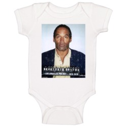 Oj Simpson Controversial Celebrity 1994 Mug Shot Distressed Look Baby Oj Simpson Controversial Celebrity 1994 Mug Shot Distressed Look Baby