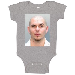 Armando C Perez Pitbull Mugshot Rapper Music Fan Raglan Baby One Piece Armando C Perez Pitbull Mugshot Rapper Music Fan Raglan Baby One Piece