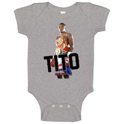 Felix Tito Trinidad Boxing Champion Fight Fan Raglan Baby One Piece Felix Tito Trinidad Boxing Champion Fight Fan Raglan Baby One Piece