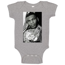 Mike Tyson Heavyweight Champion Boxing Vintage Look Fan Raglan Baby On Mike Tyson Heavyweight Champion Boxing Vintage Look Fan Raglan Baby On