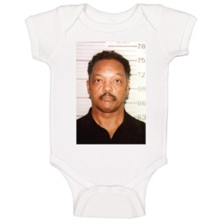 Jesse Jackson Mug Shot Civil Rights Activist Tanktop Baby One Piece Jesse Jackson Mug Shot Civil Rights Activist Tanktop Baby One Piece
