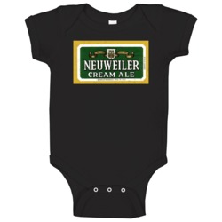 Neuweiler Cream Ale Retro Vintage Beer Label Distressed Look Baby One Neuweiler Cream Ale Retro Vintage Beer Label Distressed Look Baby One