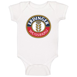 Erdinger Weissbrau German Brew Popular Beer Baby One Piece Erdinger Weissbrau German Brew Popular Beer Baby One Piece