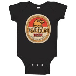 Falcon Beer Vintage Swedish Beer Label Baby One Piece Falcon Beer Vintage Swedish Beer Label Baby One Piece