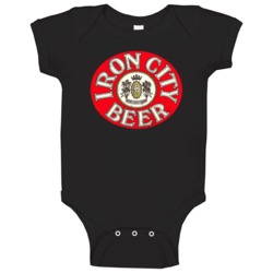 Iron City Beer Pittsburgh Retro Distressed Look Beer Lovers Baby One P Iron City Beer Pittsburgh Retro Distressed Look Beer Lovers Baby One P