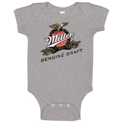 Miller Genuine Draft Mgd American Beer Logo Label Drinking Baby One Pi Miller Genuine Draft Mgd American Beer Logo Label Drinking Baby One Pi