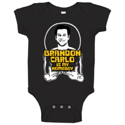Brandon Carlo Is My Homeboy Funny Boston Hockey Baby One Piece Brandon Carlo Is My Homeboy Funny Boston Hockey Baby One Piece