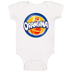 Orangina Orange Soda Pop Drink Logo Baby One Piece Orangina Orange Soda Pop Drink Logo Baby One Piece