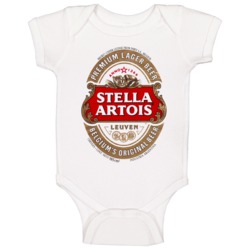 Vintage Artois Vintage Beer Logo Drink Baby One Piece Vintage Artois Vintage Beer Logo Drink Baby One Piece
