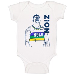 Zion Williamson Nola Favorite Player New Orleans Basketball Fan Baby O