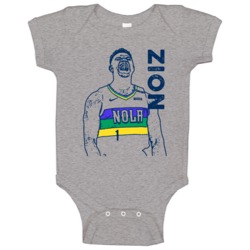 Zion Williamson Nola Favorite Player New Orleans Basketball Fan Raglan