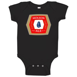 Molson Export Ale Canada Beer Lovers Baby One Piece Molson Export Ale Canada Beer Lovers Baby One Piece