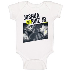 Anthony Joshua Vs Andy Ruiz Boxing Match Poster Baby One Piece Anthony Joshua Vs Andy Ruiz Boxing Match Poster Baby One Piece