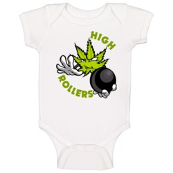 High Rollers Bowling Team Baby One Piece High Rollers Bowling Team Baby One Piece