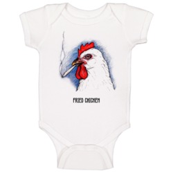 Fried Chicken Drawing Baby One Piece Fried Chicken Drawing Baby One Piece