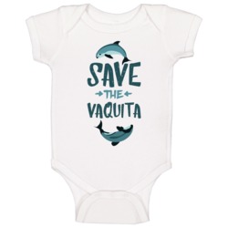 Internation Save The Vaquita Dolphine Day Baby One Piece Internation Save The Vaquita Dolphine Day Baby One Piece