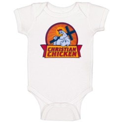 Christian Chicken Kevin Hart Logo Baby One Piece Christian Chicken Kevin Hart Logo Baby One Piece