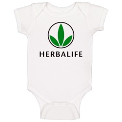 Herbalife Logo Cannabis Weed Baby One Piece Herbalife Logo Cannabis Weed Baby One Piece